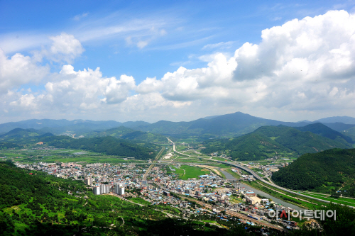 청도군청도읍 전경