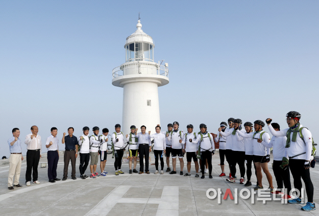 태안군 격렬비열도 독도 횡단