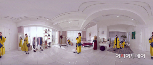 사진 3. 빈폴액세서리 수지 360도 VR 영상 공개