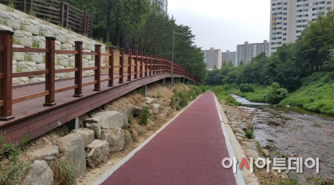 정평천 자전거 전용도로