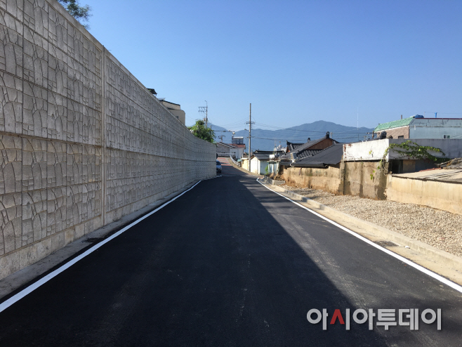 0908 밀양시 교동타워앞 도시계획도로 개설공사 준공