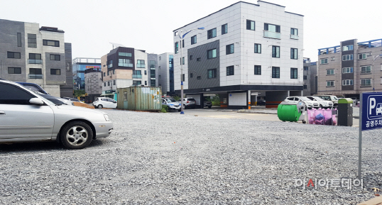서산임시주차장활용모습
