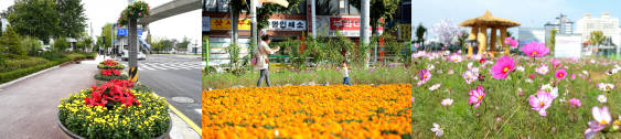 의정부시 전역의 도시경관이 꽃과 어우러진 아트도시로 변모돼