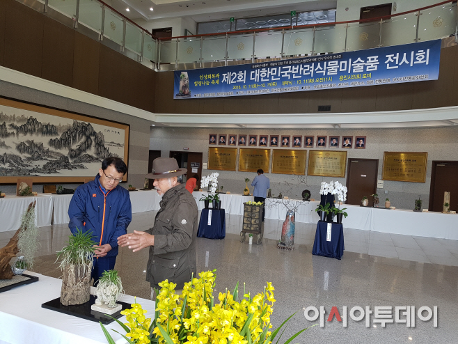인성회복과 힐링 ‘반려식물미술품’ 전시회