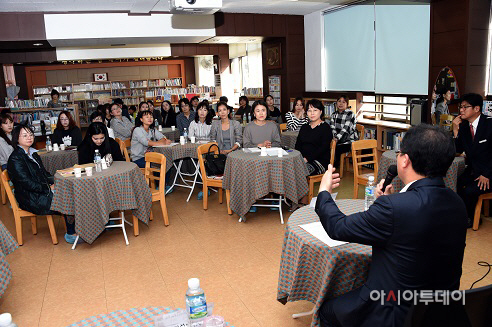 김석준 교육감 용당초 교원 학부모와 간담회