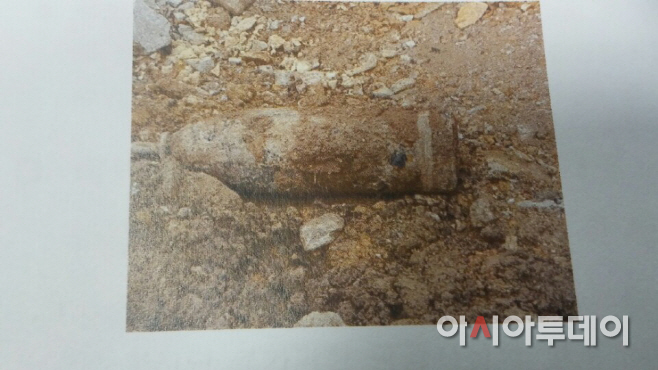 성복동 155m 포탄
