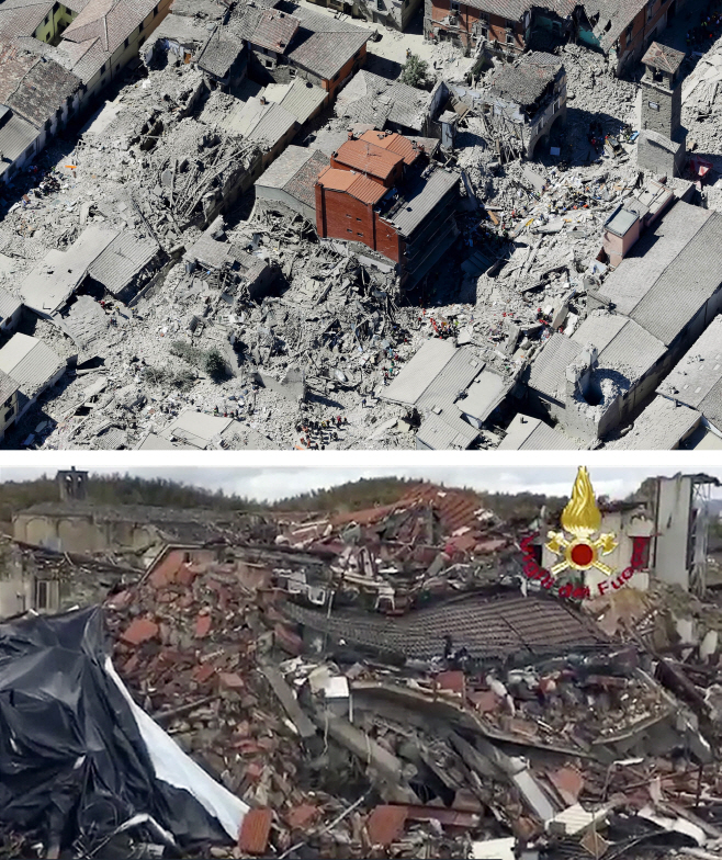Italy Quake <YONHAP NO-0752> (AP)