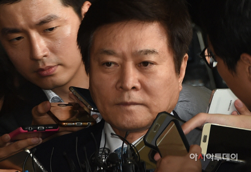 [포토]소진세 롯데 사장 검찰출두