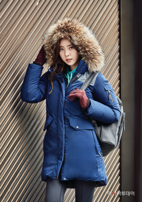 [사진자료]융프라우 윈드스토퍼 구스다운 Model Cut_1