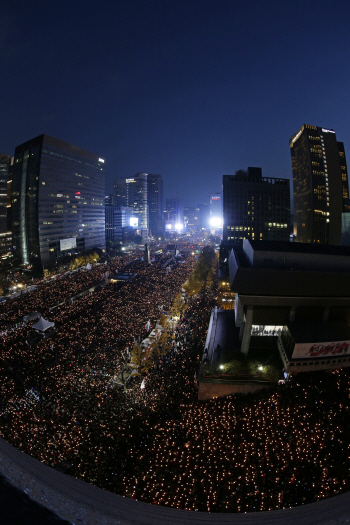 [포토]'민중총궐기' 촛불집회, 85만명 운집