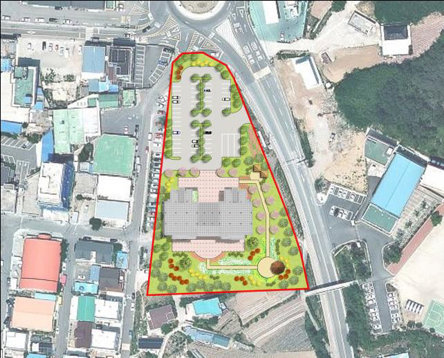 영덕군 보건소 이전신축 현황도