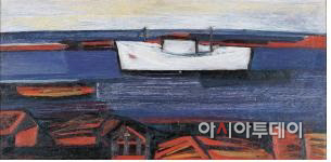 김종식부산항겨울함석에 유채_31.8x62.5cm_1949