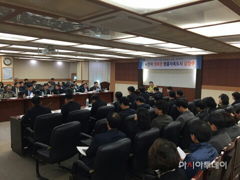 최현덕 남양주 신임부시장, 주요쟁점사업 추진현황 점검