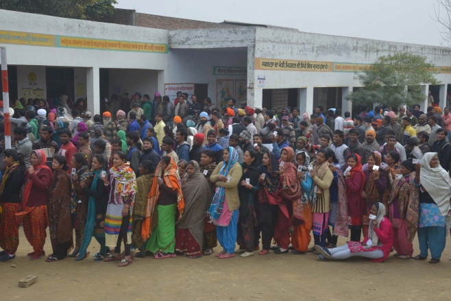 INDIA-ELECTION-VOTE <YONHAP NO-2742> (AFP)