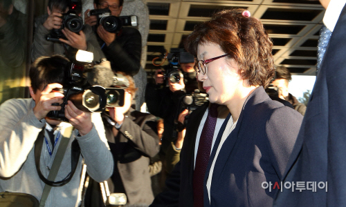 이정미 헌법재판소장 권한대행 출근