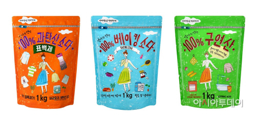 엄마의 선택 100% 베이킹 소다, 과탄산소다, 구연산