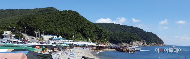 감지해변