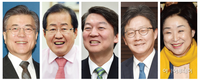 대선주자5인