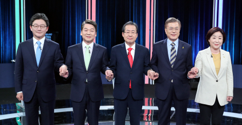 [포토] 중앙선관위 주최 대선후보 TV토론회