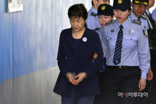박근혜 전 대통령 2차 공판 출석