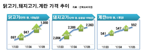 닭고기 가격