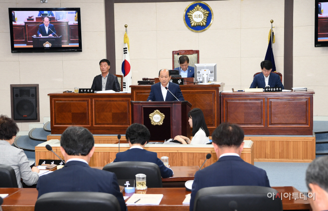 창녕군의회 1차 정례회 본회의, 추가경정예산안제안설명