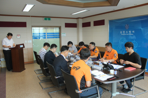 송탄소방서, 2017 상반기 감염방지 위원회 개최