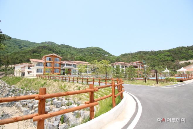 전북 부안 변산자연휴양림 전경