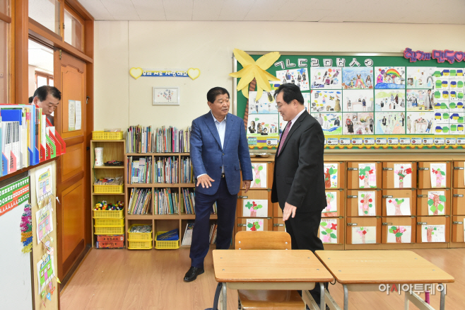 이석우 남양주시장, 시설지원 학교 방문