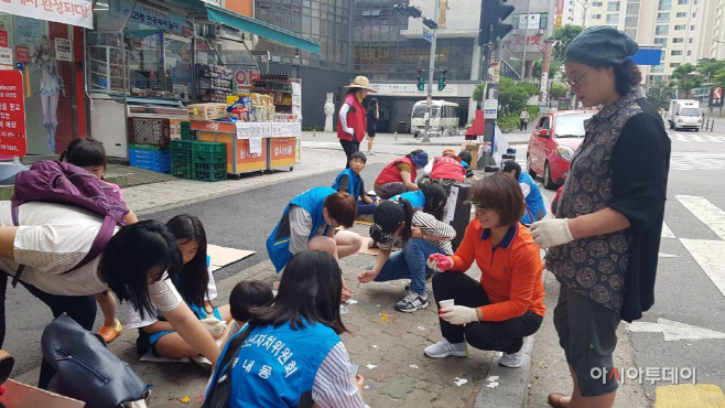 땡큐24시 안전지킴이! 밝은거리 만들기!