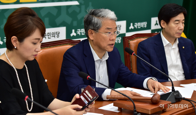[포토] 김동철 원내대표 '원내대책회의 모두발언'