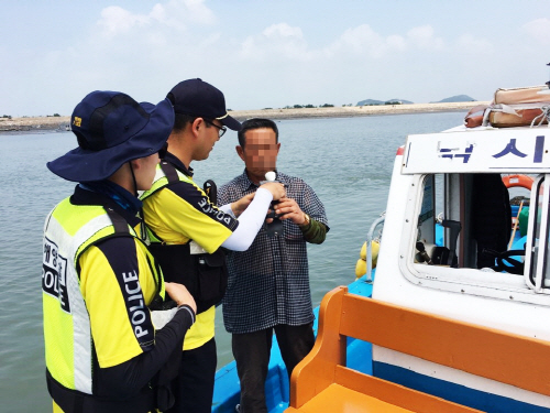 평택해경, 여름 휴가철 음주운항 특별 단속 실시