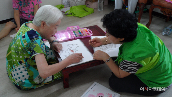 시니어상담사 방문사진