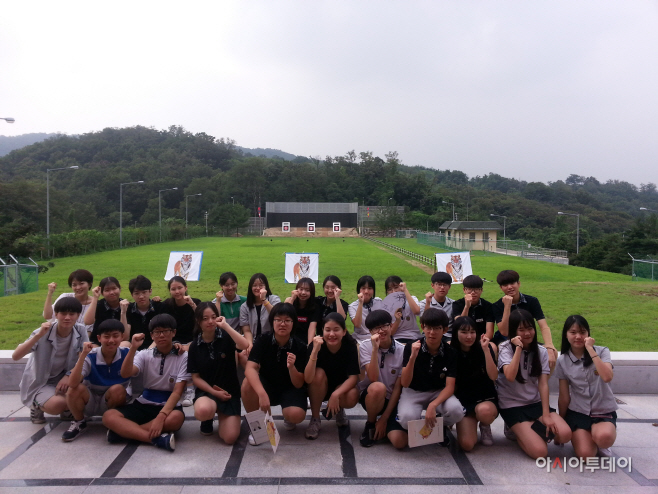구리시 국궁체험교실 장자중학교