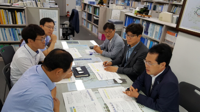 내년도 국가예산 확보를 위해 국토부를 방문