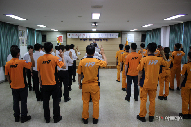밀양소방서, 음주운전 근절 위한 자정결의 대회