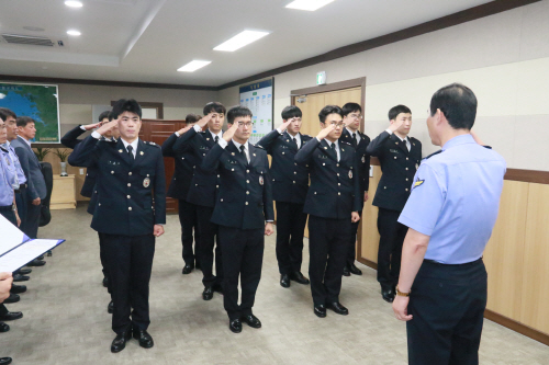 평택해경, 신임 경찰 교육생 파출소 실습 실시