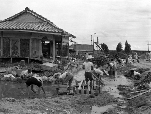 (20) (1961) 영주수해지구 피해복구 현장 CET0061833(6-1)