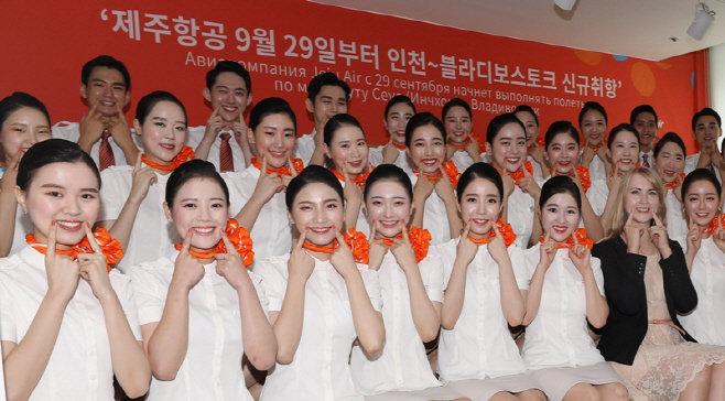 제주항공 블라디보스토크 취항 기념 신입승무원 교육 3