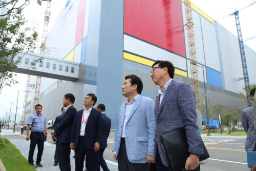 원유철 의원, 평택 국책 사업현장 방문