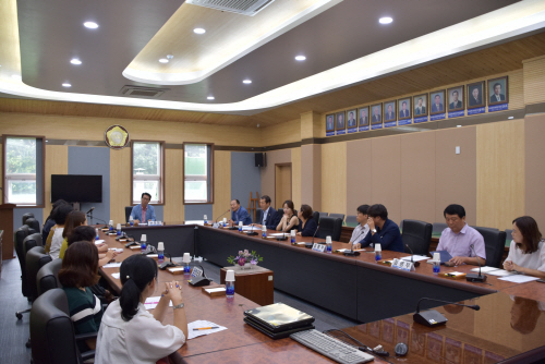 평택시의회, 육성예술단과 간담회 가져