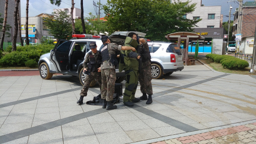 평택교육지원청, 폭발물 테러대비 훈련 실시