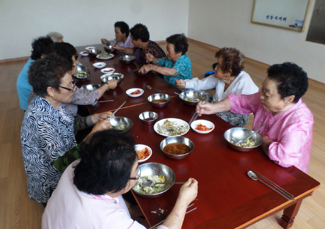 0829 안동시 공동마을급식, 금소리 노인회관)