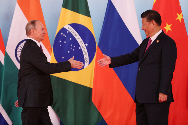 CHINA-DIPLOMACY-BRICS <YONHAP NO-3321> (AFP)