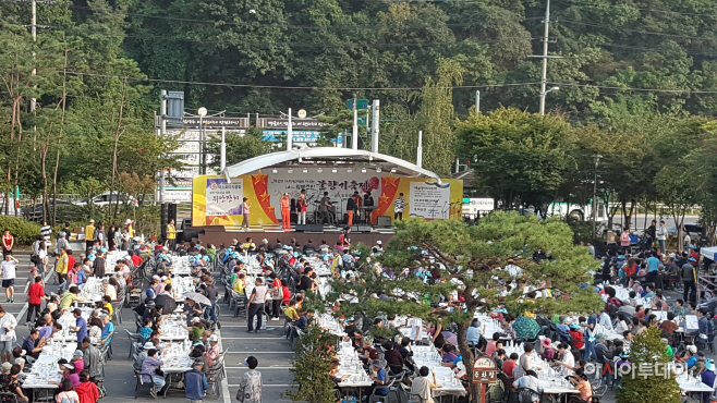 11개 기관단체 통합 축제이 장 '와부조안물향기축제'