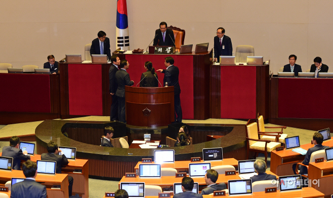 국회 본회의, 김이수 헌법재판소장 임명동의안 부결