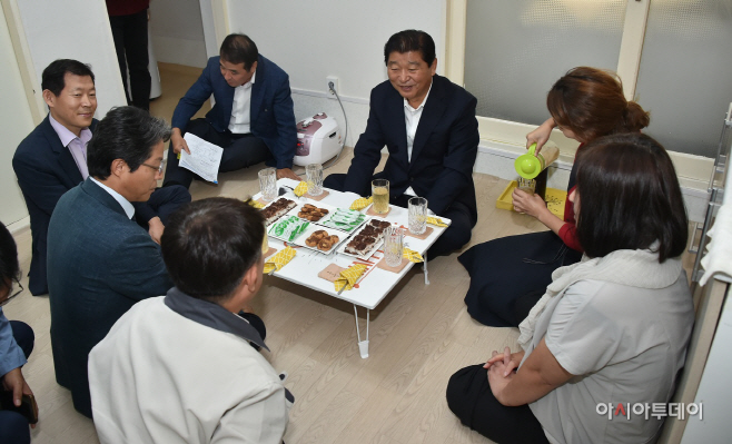 남양주시장, 취약계층 자활사업장 및 임시거주지 방문