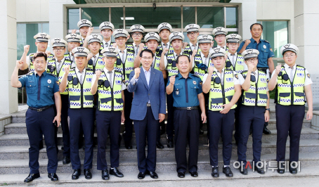 이완섭 시장 서산경찰서 위문