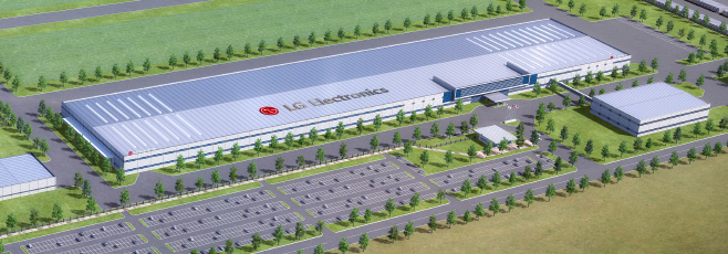 LG전자, 미국 테네시 주 세탁기 생산공장 착공<YONHAP NO-2394>