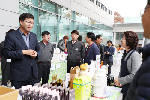평택시, LG전자 농산물 직거래 장터 운영
